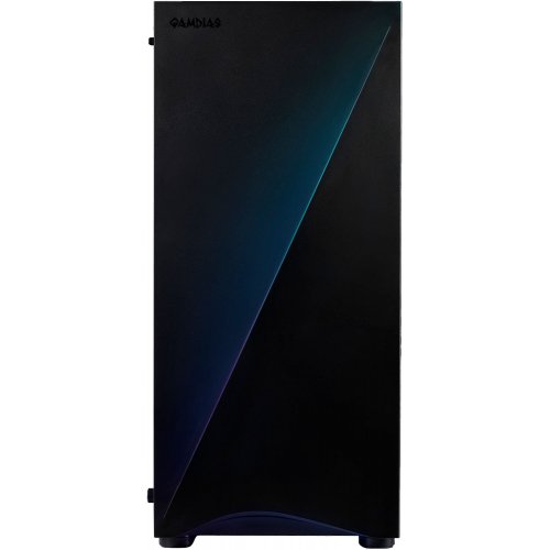 Корпус Gamdias ARGUS E5 Tempered Glass без БЖ (4712960136472) Black (Відновлено продавцем, 771220) купити з перевіркою сумісності: огляд, характеристики, ціна у Києві, Львові, Вінниці, Хмельницькому, Івано-Франківську, Україні | інтернет-магазин TELEMART.UA фото
