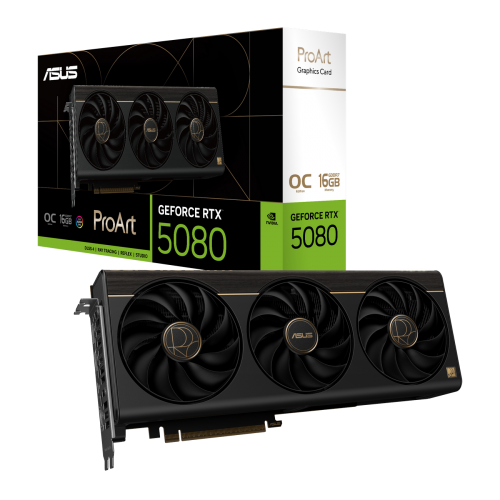 Відеокарта Asus ProArt GeForce RTX 5080 OC 16384MB (PROART-RTX5080-O16G) купити з перевіркою сумісності: огляд, характеристики, ціна у Києві, Львові, Вінниці, Хмельницькому, Івано-Франківську, Україні | інтернет-магазин TELEMART.UA фото