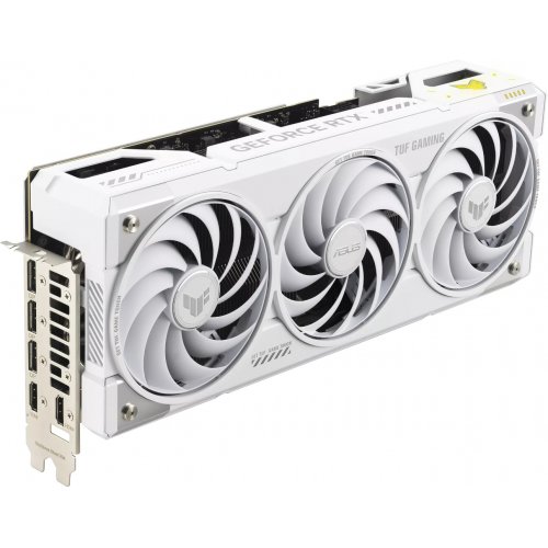 Купить Видеокарта Asus TUF Gaming GeForce RTX 5070 Ti BTF White OC 16384MB (TUF-RTX5070TI-O16G-BTF-WHITE) с проверкой совместимости: обзор, характеристики, цена в Киеве, Днепре, Одессе, Харькове, Украине | интернет-магазин TELEMART.UA фото