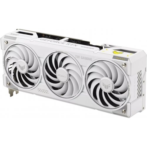 Купить Видеокарта Asus TUF Gaming GeForce RTX 5070 Ti BTF White OC 16384MB (TUF-RTX5070TI-O16G-BTF-WHITE) с проверкой совместимости: обзор, характеристики, цена в Киеве, Днепре, Одессе, Харькове, Украине | интернет-магазин TELEMART.UA фото