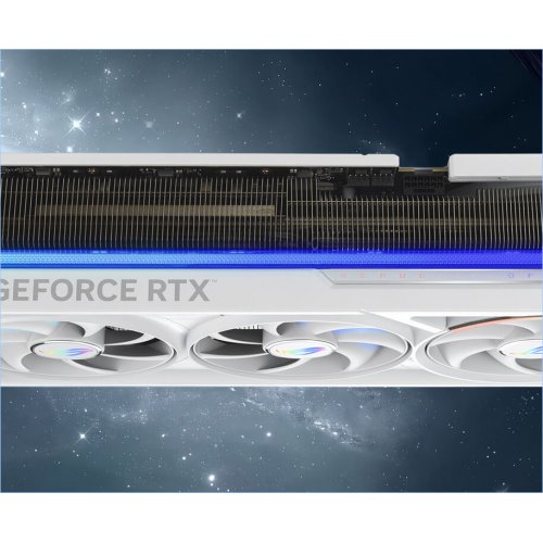 Відеокарта Asus ROG Astral GeForce RTX 5080 White 16384MB (ROG-ASTRAL-RTX5080-16G-WHITE) купити з перевіркою сумісності: огляд, характеристики, ціна у Києві, Львові, Вінниці, Хмельницькому, Івано-Франківську, Україні | інтернет-магазин TELEMART.UA фото