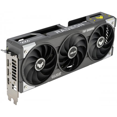 Купить Видеокарта Asus TUF Gaming Radeon RX 9060 XT OC 16384MB (TUF-RX9060XT-O16G-GAMING) с проверкой совместимости: обзор, характеристики, цена в Киеве, Днепре, Одессе, Харькове, Украине | интернет-магазин TELEMART.UA фото