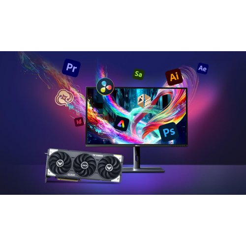 Купить Видеокарта Asus TUF Gaming Radeon RX 9060 XT OC 16384MB (TUF-RX9060XT-O16G-GAMING) с проверкой совместимости: обзор, характеристики, цена в Киеве, Днепре, Одессе, Харькове, Украине | интернет-магазин TELEMART.UA фото