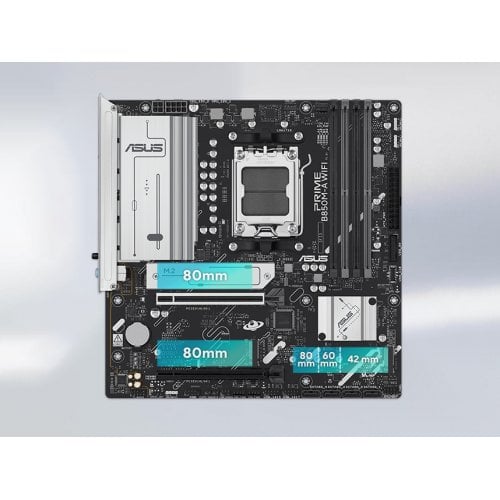 Материнська плата Asus PRIME B850M-A WIFI (sAM5, AMD B850) купити з перевіркою сумісності: огляд, характеристики, ціна у Києві, Львові, Вінниці, Хмельницькому, Івано-Франківську, Україні | інтернет-магазин TELEMART.UA фото