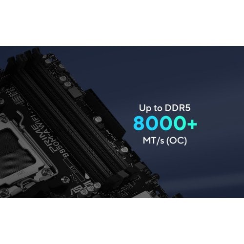 Материнська плата Asus PRIME B850M-A WIFI (sAM5, AMD B850) купити з перевіркою сумісності: огляд, характеристики, ціна у Києві, Львові, Вінниці, Хмельницькому, Івано-Франківську, Україні | інтернет-магазин TELEMART.UA фото