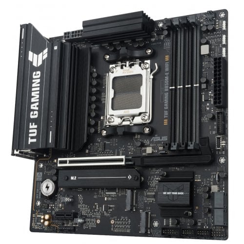 Материнська плата Asus TUF GAMING B850M-E WIFI (sAM5, AMD B850) купити з перевіркою сумісності: огляд, характеристики, ціна у Києві, Львові, Вінниці, Хмельницькому, Івано-Франківську, Україні | інтернет-магазин TELEMART.UA фото
