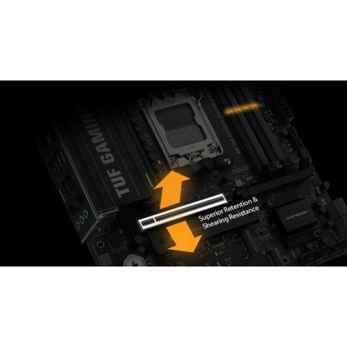 Материнська плата Asus TUF GAMING B850M-E WIFI (sAM5, AMD B850) купити з перевіркою сумісності: огляд, характеристики, ціна у Києві, Львові, Вінниці, Хмельницькому, Івано-Франківську, Україні | інтернет-магазин TELEMART.UA фото
