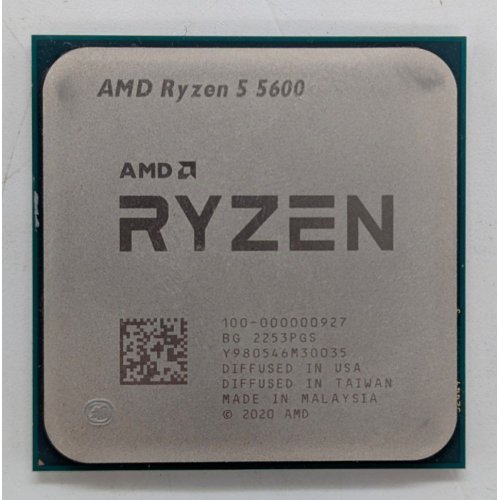 Купить Процессор AMD Ryzen 5 5600 3.5(4.4)GHz 32MB sAM4 Box (100-100000927BOX) (Восстановлено продавцом, 771477) с проверкой совместимости: обзор, характеристики, цена в Киеве, Днепре, Одессе, Харькове, Украине | интернет-магазин TELEMART.UA фото