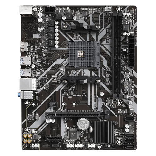 Уцінка материнська плата Gigabyte B450M K (sAM4, AMD B450) (Сліди використання, 771500) купити з перевіркою сумісності: огляд, характеристики, ціна у Києві, Львові, Вінниці, Хмельницькому, Івано-Франківську, Україні | інтернет-магазин TELEMART.UA фото