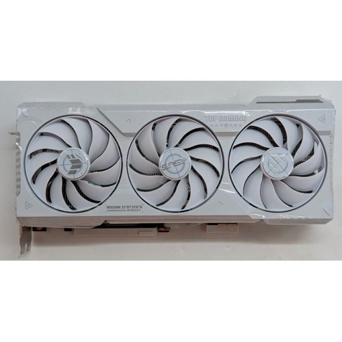 Відеокарта Asus TUF Gaming GeForce RTX 4070 Ti SUPER BTF OC White 16384MB (TUF-RTX4070TIS-O16G-BTF-WHITE) (Відновлено продавцем, 771532) купити з перевіркою сумісності: огляд, характеристики, ціна у Києві, Львові, Вінниці, Хмельницькому, Івано-Франківську, Україні | інтернет-магазин TELEMART.UA фото