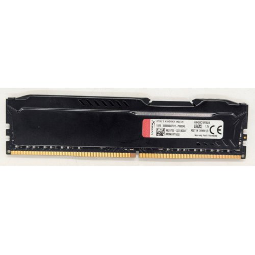 Купить Озу HyperX DDR4 8GB 2666Mhz Fury Black (HX426C16FB2/8) (Восстановлено продавцом, 771559) с проверкой совместимости: обзор, характеристики, цена в Киеве, Днепре, Одессе, Харькове, Украине | интернет-магазин TELEMART.UA фото