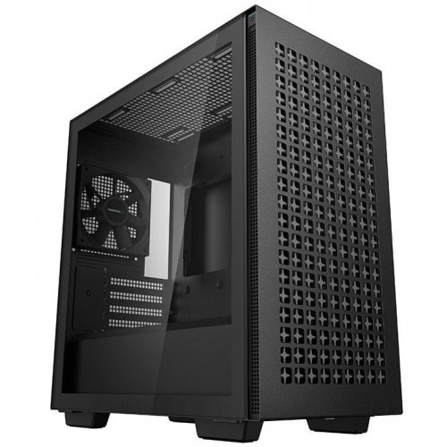 Купить Корпус Deepcool CH370 Tempered Glass без БП (R-CH370-BKNAM1-G-1) Black (Восстановлено продавцом, 771561) с проверкой совместимости: обзор, характеристики, цена в Киеве, Днепре, Одессе, Харькове, Украине | интернет-магазин TELEMART.UA фото