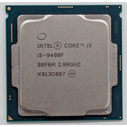 Процесор Intel Core i5-9400F 2.9(4.1)GHz 9MB s1151 Tray (CM8068403358819) (Відновлено продавцем, 771571) купити з перевіркою сумісності: огляд, характеристики, ціна у Києві, Львові, Вінниці, Хмельницькому, Івано-Франківську, Україні | інтернет-магазин TELEMART.UA фото