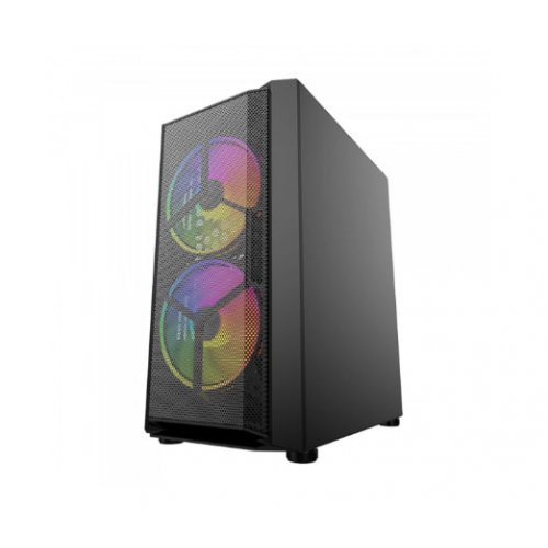 Корпус QUBE Wind Black без БП (WIND_FMNU3) (Відновлено продавцем, 771581) купити з перевіркою сумісності: огляд, характеристики, ціна у Києві, Львові, Вінниці, Хмельницькому, Івано-Франківську, Україні | інтернет-магазин TELEMART.UA фото