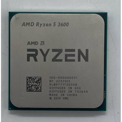 Купить Процессор AMD Ryzen 5 3600 3.6(4.2)GHz 32MB sAM4 Tray (100-000000031) (Восстановлено продавцом, 771587) с проверкой совместимости: обзор, характеристики, цена в Киеве, Днепре, Одессе, Харькове, Украине | интернет-магазин TELEMART.UA фото