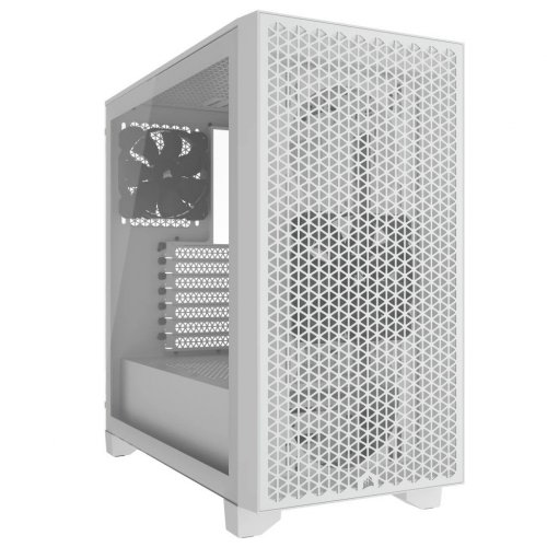 Купить Корпус Corsair 3000D AIRFLOW Tempered Glass без БП (CC-9011252-WW) White (Восстановлено продавцом, 771601) с проверкой совместимости: обзор, характеристики, цена в Киеве, Днепре, Одессе, Харькове, Украине | интернет-магазин TELEMART.UA фото