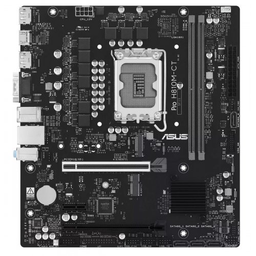 Купить Материнская плата Asus Pro H810M-CT-CSM (s1851, Intel H810) с проверкой совместимости: обзор, характеристики, цена в Киеве, Днепре, Одессе, Харькове, Украине | интернет-магазин TELEMART.UA фото