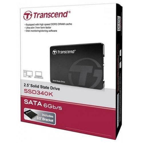 Продати SSD-диск Transcend 340 MLC 32GB 2.5" (TS32GSSD340K) за Trade-In у інтернет-магазині Телемарт - Київ, Дніпро, Україна фото