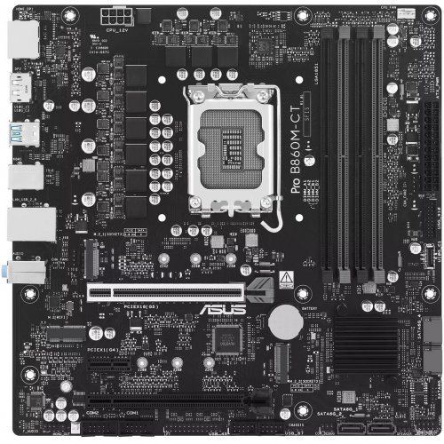 Материнська плата Asus Pro B860M-CT-CSM (s1851, Intel B860) купити з перевіркою сумісності: огляд, характеристики, ціна у Києві, Львові, Вінниці, Хмельницькому, Івано-Франківську, Україні | інтернет-магазин TELEMART.UA фото