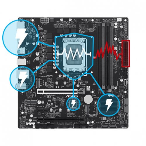 Материнська плата Asus Pro B860M-CT-CSM (s1851, Intel B860) купити з перевіркою сумісності: огляд, характеристики, ціна у Києві, Львові, Вінниці, Хмельницькому, Івано-Франківську, Україні | інтернет-магазин TELEMART.UA фото