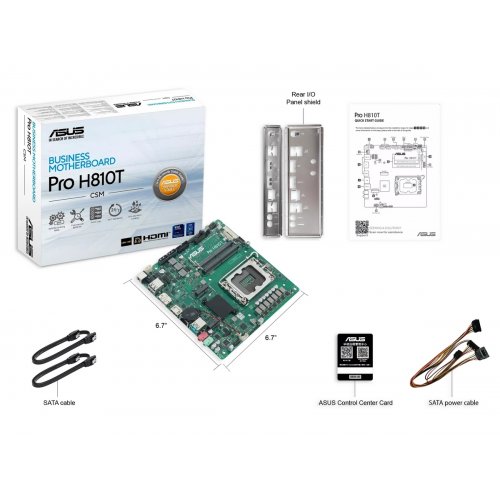 Материнська плата Asus Pro H810T-CSM (s1851, Intel H810) купити з перевіркою сумісності: огляд, характеристики, ціна у Києві, Львові, Вінниці, Хмельницькому, Івано-Франківську, Україні | інтернет-магазин TELEMART.UA фото