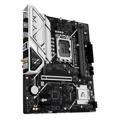 Купить Материнская плата Asus B760M-AYW WIFI D4 II (s1700, Intel B760) с проверкой совместимости: обзор, характеристики, цена в Киеве, Днепре, Одессе, Харькове, Украине | интернет-магазин TELEMART.UA фото