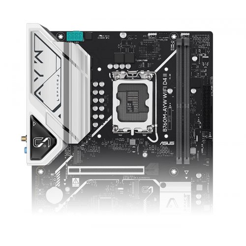 Купить Материнская плата Asus B760M-AYW WIFI D4 II (s1700, Intel B760) с проверкой совместимости: обзор, характеристики, цена в Киеве, Днепре, Одессе, Харькове, Украине | интернет-магазин TELEMART.UA фото