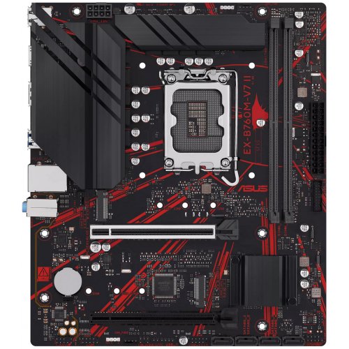 Материнська плата Asus EX-B760M-V7 II (s1700, Intel B760) купити з перевіркою сумісності: огляд, характеристики, ціна у Києві, Львові, Вінниці, Хмельницькому, Івано-Франківську, Україні | інтернет-магазин TELEMART.UA фото