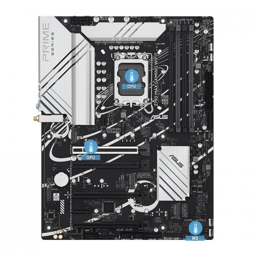 Материнська плата Asus Z790 MAX GAMING WIFI7 (s1700, Intel Z790) купити з перевіркою сумісності: огляд, характеристики, ціна у Києві, Львові, Вінниці, Хмельницькому, Івано-Франківську, Україні | інтернет-магазин TELEMART.UA фото