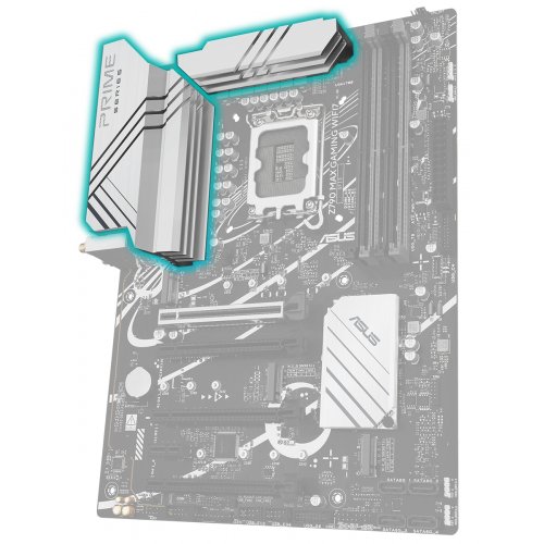 Материнська плата Asus Z790 MAX GAMING WIFI7 (s1700, Intel Z790) купити з перевіркою сумісності: огляд, характеристики, ціна у Києві, Львові, Вінниці, Хмельницькому, Івано-Франківську, Україні | інтернет-магазин TELEMART.UA фото