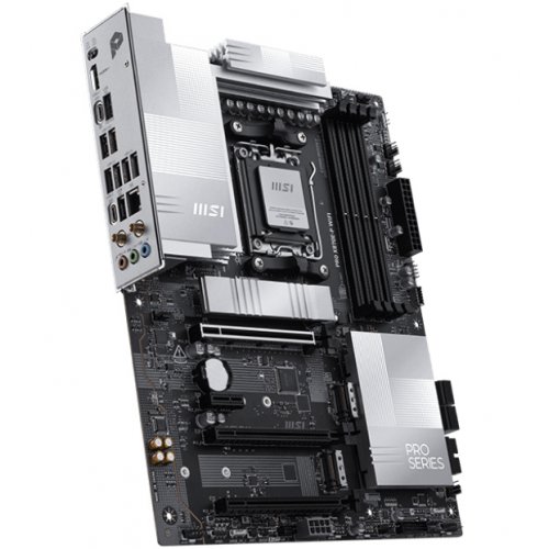 Материнська плата MSI PRO X870E-P WIFI (sAM5, AMD X870E) купити з перевіркою сумісності: огляд, характеристики, ціна у Києві, Львові, Вінниці, Хмельницькому, Івано-Франківську, Україні | інтернет-магазин TELEMART.UA фото
