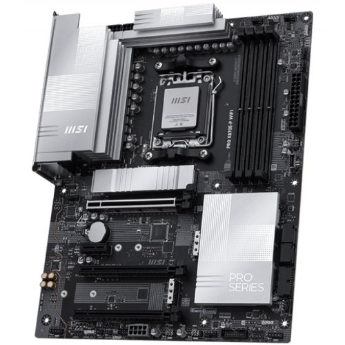 Материнська плата MSI PRO X870E-P WIFI (sAM5, AMD X870E) купити з перевіркою сумісності: огляд, характеристики, ціна у Києві, Львові, Вінниці, Хмельницькому, Івано-Франківську, Україні | інтернет-магазин TELEMART.UA фото