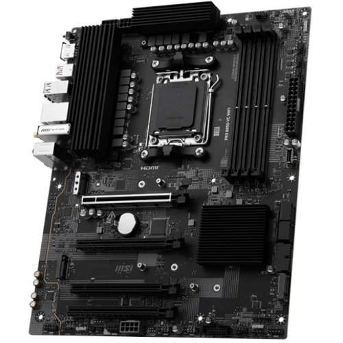 Купить Материнская плата MSI PRO B850-VC WIFI (sAM5, AMD B850) с проверкой совместимости: обзор, характеристики, цена в Киеве, Днепре, Одессе, Харькове, Украине | интернет-магазин TELEMART.UA фото