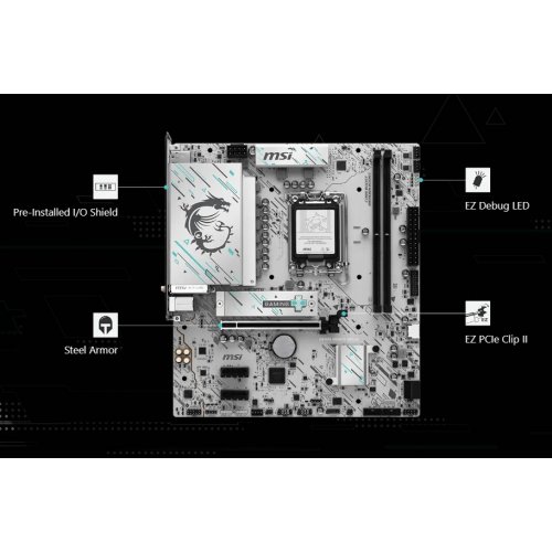 Материнська плата MSI H810M GAMING WIFI6E (s1851, Intel H810) купити з перевіркою сумісності: огляд, характеристики, ціна у Києві, Львові, Вінниці, Хмельницькому, Івано-Франківську, Україні | інтернет-магазин TELEMART.UA фото