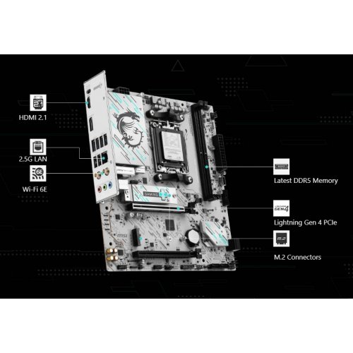Купить Материнская плата MSI B840M GAMING WIFI6E (sAM5, AMD B840) с проверкой совместимости: обзор, характеристики, цена в Киеве, Днепре, Одессе, Харькове, Украине | интернет-магазин TELEMART.UA фото