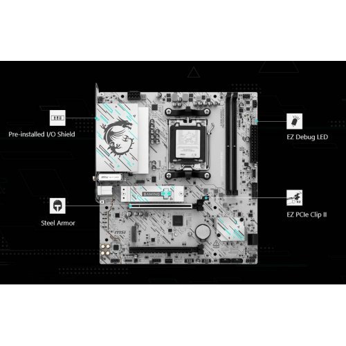Купить Материнская плата MSI B840M GAMING WIFI6E (sAM5, AMD B840) с проверкой совместимости: обзор, характеристики, цена в Киеве, Днепре, Одессе, Харькове, Украине | интернет-магазин TELEMART.UA фото
