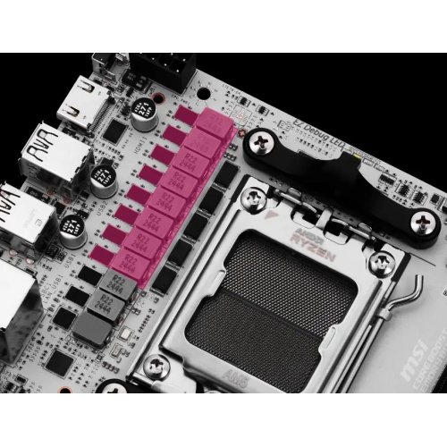 Купить Материнская плата MSI MPG B850I EDGE TI WIFI (sAM5, AMD B850) с проверкой совместимости: обзор, характеристики, цена в Киеве, Днепре, Одессе, Харькове, Украине | интернет-магазин TELEMART.UA фото