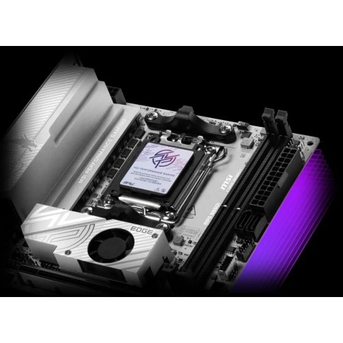 Купить Материнская плата MSI MPG B850I EDGE TI WIFI (sAM5, AMD B850) с проверкой совместимости: обзор, характеристики, цена в Киеве, Днепре, Одессе, Харькове, Украине | интернет-магазин TELEMART.UA фото