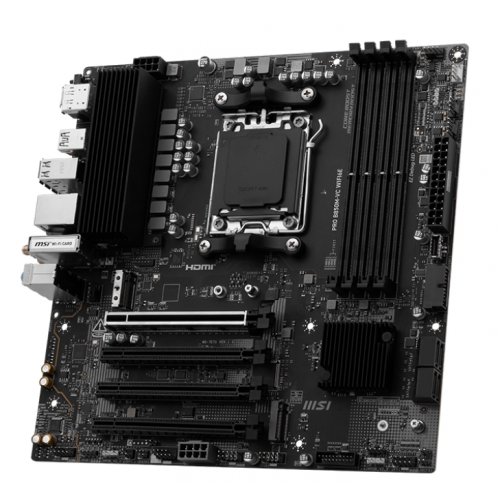 Материнська плата MSI PRO B850M-VC WIFI6E (sAM5, AMD B850) купити з перевіркою сумісності: огляд, характеристики, ціна у Києві, Львові, Вінниці, Хмельницькому, Івано-Франківську, Україні | інтернет-магазин TELEMART.UA фото