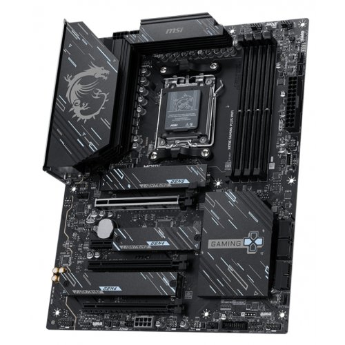Купить Материнская плата MSI X870E GAMING PLUS WIFI (sAM5, AMD X870E) с проверкой совместимости: обзор, характеристики, цена в Киеве, Днепре, Одессе, Харькове, Украине | интернет-магазин TELEMART.UA фото