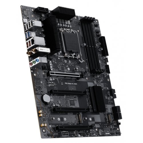 Купить Материнская плата MSI PRO B860-VC WIFI (s1851, Intel B860) с проверкой совместимости: обзор, характеристики, цена в Киеве, Днепре, Одессе, Харькове, Украине | интернет-магазин TELEMART.UA фото