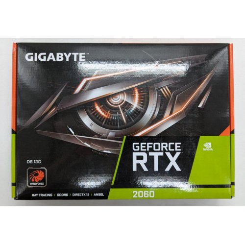 Відеокарта Gigabyte GeForce RTX 2060 D6 12288MB (GV-N2060D6-12GD) (Відновлено продавцем, 771811) купити з перевіркою сумісності: огляд, характеристики, ціна у Києві, Львові, Вінниці, Хмельницькому, Івано-Франківську, Україні | інтернет-магазин TELEMART.UA фото