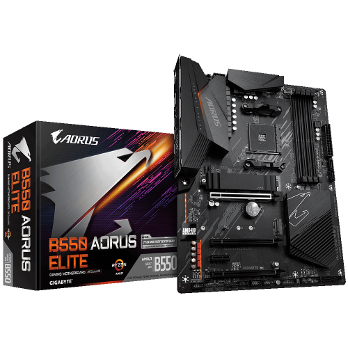 Купить Материнская плата Gigabyte B550 AORUS ELITE (sAM4, AMD B550) (Восстановлено продавцом, 771837) с проверкой совместимости: обзор, характеристики, цена в Киеве, Днепре, Одессе, Харькове, Украине | интернет-магазин TELEMART.UA фото