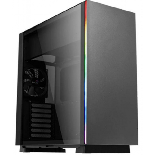 Корпус Aerocool GLO без БЖ (4713105950274) Black (Відновлено продавцем, 771844) купити з перевіркою сумісності: огляд, характеристики, ціна у Києві, Львові, Вінниці, Хмельницькому, Івано-Франківську, Україні | інтернет-магазин TELEMART.UA фото