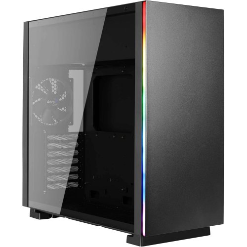 Корпус Aerocool GLO без БЖ (4713105950274) Black (Відновлено продавцем, 771844) купити з перевіркою сумісності: огляд, характеристики, ціна у Києві, Львові, Вінниці, Хмельницькому, Івано-Франківську, Україні | інтернет-магазин TELEMART.UA фото