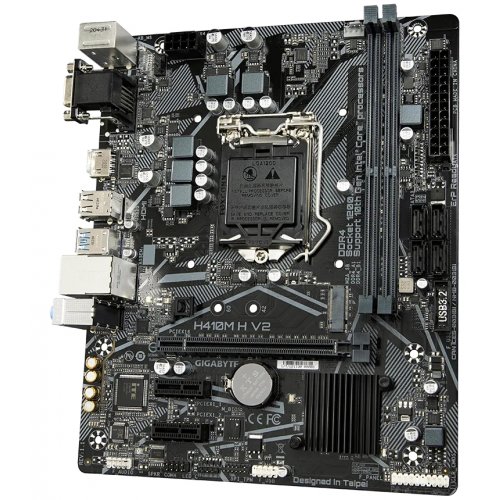 Материнська плата Gigabyte H410M H V2 (s1200, Intel H410) (Відновлено продавцем, 771854) купити з перевіркою сумісності: огляд, характеристики, ціна у Києві, Львові, Вінниці, Хмельницькому, Івано-Франківську, Україні | інтернет-магазин TELEMART.UA фото