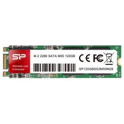 Фото Silicon Power M55 TLC 120GB M.2 (2280 SATA) (SP120GBSS3M55M28)