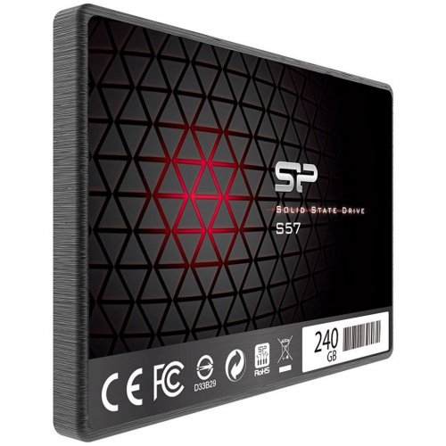 Продати SSD-диск Silicon Power Slim S57 TLC 240GB 2.5" (SP240GBSS3S57A25) за Trade-In у інтернет-магазині Телемарт - Київ, Дніпро, Україна фото