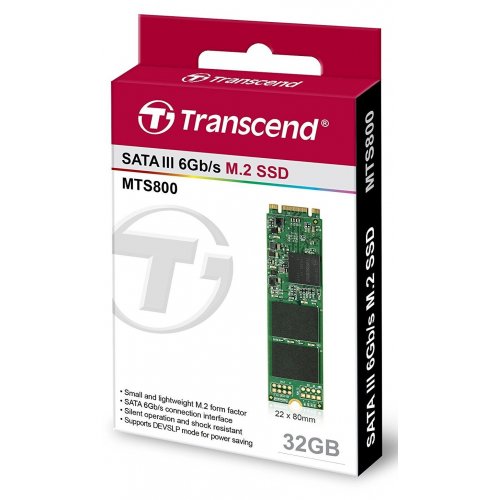 Продати SSD-диск Transcend MTS800S MLC 32GB M.2 (2280 SATA) (TS32GMTS800S) за Trade-In у інтернет-магазині Телемарт - Київ, Дніпро, Україна фото