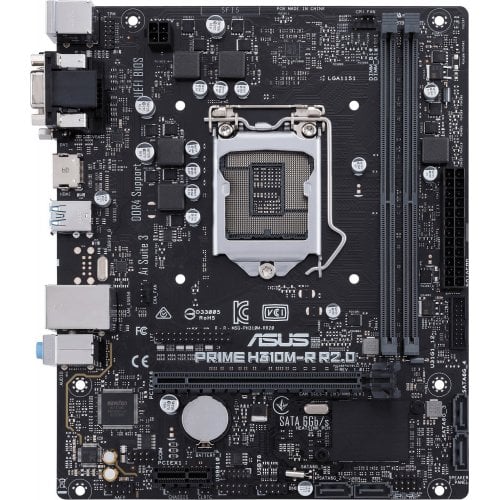 Материнська плата Asus PRIME H310M-R R2.0 (s1151-V2, Intel H310) (Відновлено продавцем, 772127) купити з перевіркою сумісності: огляд, характеристики, ціна у Києві, Львові, Вінниці, Хмельницькому, Івано-Франківську, Україні | інтернет-магазин TELEMART.UA фото